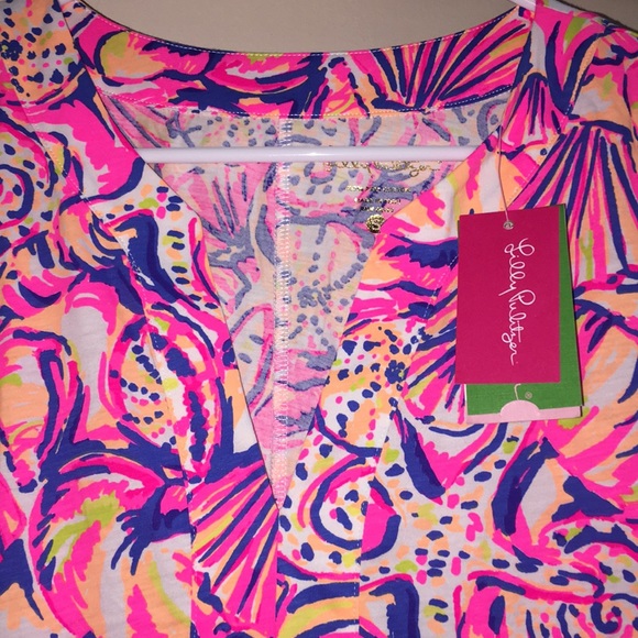 NWT Lilly Pulitzer Shell of a Time Riva Dress S - Picture 3 of 4